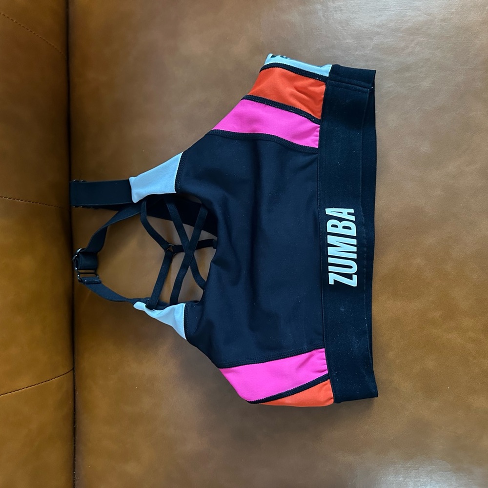 Zumba Fitness Women's Colorful Sports Bra